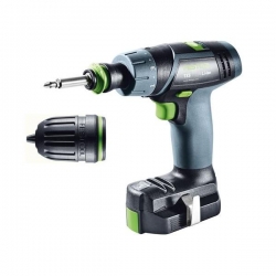 Bušilica-Odvijač Aku TXS Li 2,6 Plus Festool Li-ion 2x10,8V 2,6Ah+gl.+držač bita