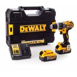 Dewalt Aku Udarna Bušilica Li-ion XR 2x18V 5,0Ah 70Nm + TSTAK DCD796P2