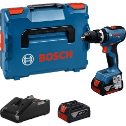 Aku Udarna Bušilica Bosch GSB 18V-65 Li-ion 2x18V 5,0Ah 76Nm 13mm + L-Boxx
