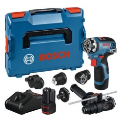 Bosch Aku Bušilica-Odvijač GSR 12V-35FC FLEXICLICK FULL SET 2x12V 3,0Ah 35/20Nm + GLAVE 5/1 + L-Boxx  0 601 9H3 008