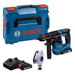 Aku bušaći čekić Bosch GBH 18V-18 X 1,5J + 2x2.0Ah + GDE 24 + L-BOXX