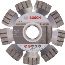 Dijamantna Rezna Ploča 115x22,23 x12mm Beton Best for Conecrete Bosch