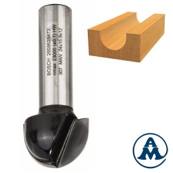 Glodalo Za Oble Utore R 12x24mm Prihvat 12mm Bosch