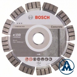 Dijamantna Rezna Ploča 150x22,23 x12mm Beton Bosch 