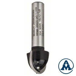 Glodalo Profilno 8x45 /12,7mm D16 /R8 Negativan Radijus Dvorezno Bosch