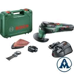 Bosch Aku Multimaster Višenamjesnki Alat UniversalMulti 12 1x12V 2,5Ah + Pribor