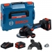 Aku Kutna Brusilica Bosch EXWS 18V-15S Expert BB/BITURBO 2x18V 8,0Ah