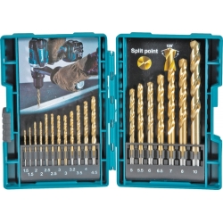 Makita Spiralni Set Svrdala HSS-Tin 1,5-10mm 19/1  D-67527