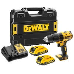 Aku Udarna Bušilica DeWalt DCD778D2T Li-ion XR 2x18V 2,0Ah 65/26Nm 13mm + TSTAK