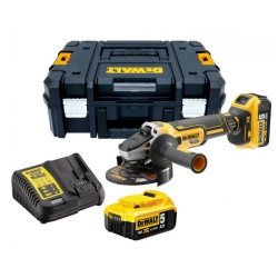 DeWalt Aku Kutna Brusilica DCG405P2 2x18V 5,0Ah 125mm + TSTAK