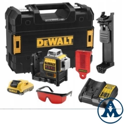 DeWalt Nivelir Laserski Križni DCE089D1R Li-ion XR 1x10,8V 2,0Ah + SH + CP + Kofer