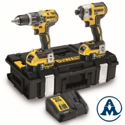 DeWalt Aku Set Bušilica DCD796 + Udarni Odvijač DCF887 Li-ion 2x18V 5,0Ah