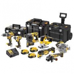 Dewalt Set DCH273 + DCG405 + DCD796 + DCF887 + DCS334 + DCS570 + DCS355 | 3x18V 5,0Ah | TSTAK VI + TSTAK II + TSTAK  DCK755P3T