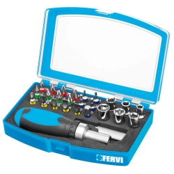 Set Bit Nastavaka "Bit Box" 26/1 1/4" + Odvijač + Nasadni Ključevi