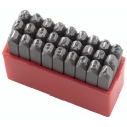 Slova za označavanje udarcem Fervi P012/L04 A-Z 4mm 7x7x61h mm