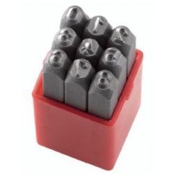 Brojevi za označavanje udarcem Fervi P012/N06 1-9 5mm 8.8x8.8x63h mm