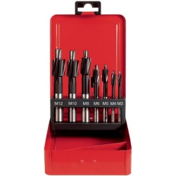 Set glodala 7/1 DIN373 HSS M3-M12 L020 Fervi