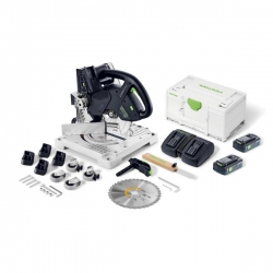 Festool Aku Preklopna Pila SYMMETRIC SYMC70-4,0-EBI-PLUS 36V=18+18V 2x4,0Ah 216mm 577464