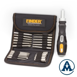 Finder Set Bitova Odvijača s Ručkom 26-Dijelni