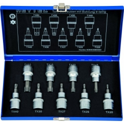 HEYTEC SET NASADNIH TORX KLJUČEVA 1/2" TX20-TX60 9-dijelni