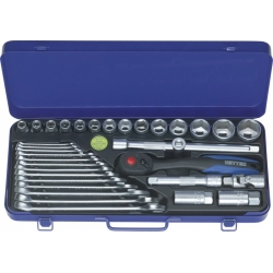 Heytec set nasadnih ključeva 1/2" 10-32 u metalnoj kutiji