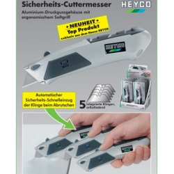 SKALPEL METALNI  Heyco + 5 TRAPEZ NOŽEVA