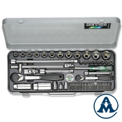 Heyco Set Nasadnih Ključeva 1/4" + 3/8" 4-22mm 30-3010-M 49/1