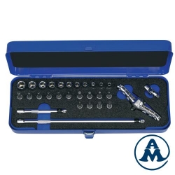 Set Nasadnih Ključeva i Biteva 1/4" S T-ručicom 29/1 Heytec