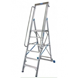 Krause Aluminijske Ljestve 'A' S Ogradom 2,40/3,40m 127761