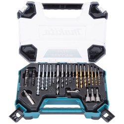 Set svrdala i bit nastavaka 38/1 Makita u plastičnoj kutiji