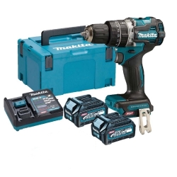 Makita Aku Udarna Bušilica Li-ion 40V 2x2,5Ah 140Nm 3,0kg HP002GD201