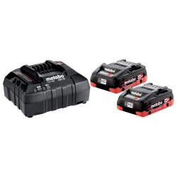 SET Baterija i Punjač Metabo Li-ion 2x18V 4,0Ah LiHD + ASC55