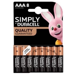 Baterija AAA LR03 MN2400  BL8 Duracel Simply