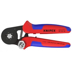 Knipex Kliješta Za 6-Kutno Prešanje Čahura do 16mm2 Samopodešavajuća 180mm KNIP975314
