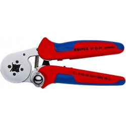 Knipex Kliješta Za Kvadratno Prešanje Čahura Do 16mm2 Samopodešavajuća 180mm KNIP975504