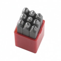 Brojevi Za Označavanje Udarcem Fervi 9 komada 3mm 