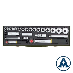 Set Nasadnih Ključeva PX23020 1/4"+1/2" 6-32mm 27/1 Proxxon