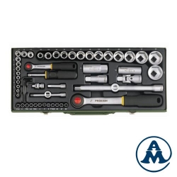 Set Nasadnih Ključeva PX23040 1/4"+1/2" 4-32mm 55/1 Proxxon