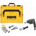 Uređaj za izradu T-odvojaka cijevi REMS Hurrican Set 10-22mm L-Boxx
