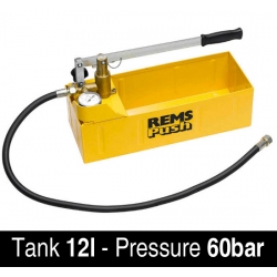 Rems Push Ručna Pumpa za Ispitivanje Tlaka u Cijevima 60 bara 115000R