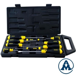 Set odvijača Ravni i Križni u Kutiji 10/1 Stanley