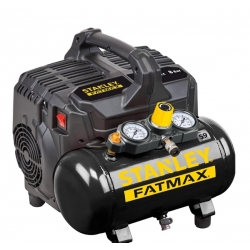 Stanley Kompresor Klipni Bezuljni Silent FATMAX 750W 6lit 8bar 105l/min 59dB 9,5kg DST101/8/6