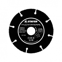 Stayer Rezna Ploča 125x22,23mm HM CarbideMultimaterijal PVC/DRVO/ČAVLI/GIPS ST2.455