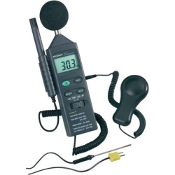 Luxmetar, mjerač buke, termometar i higrometar u jednom, eko mjerni uređaj VOLTCRAFT