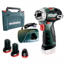 Bušilica-Odvijač Aku BS12BL-Q Metabo Powermaxx Li-ion 2x12v 2,0Ah 38nm + Kofer