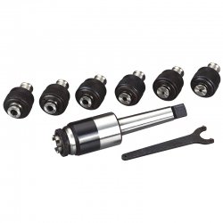 Fervi Prihvatna Glava Ureznika MK2 M3-M12 + Set prihvatnih čeljusti M060/2