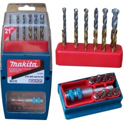 Makita set bit nastavaka i svrdala 21kom